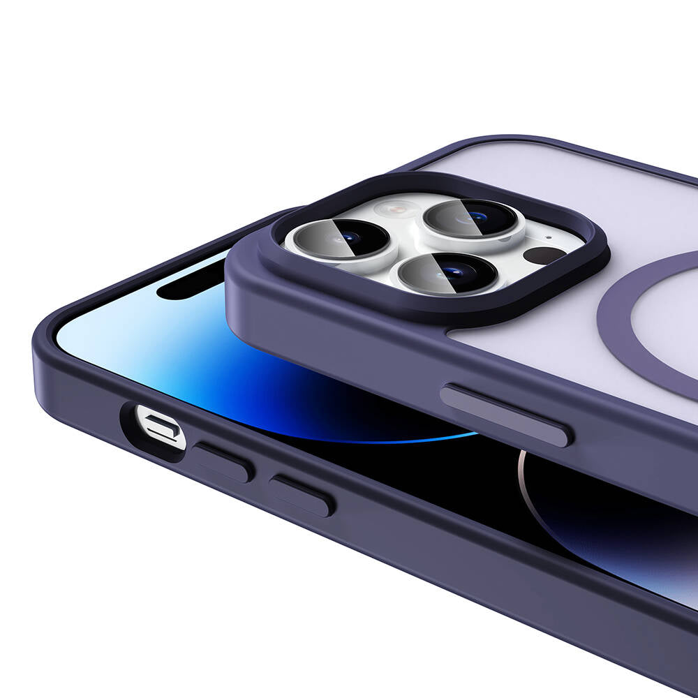 iPhone 14 Pro Max Kılıf M-safe Şarj Özellikli Mat Arka Yüzey Zore Sio Kılıf
