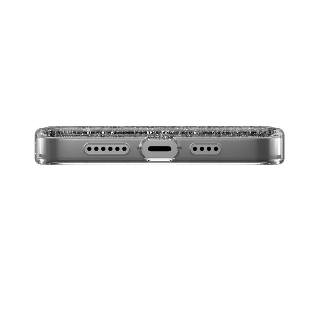 iPhone 14 Pro Max Kılıf M-safe Şarj Özellikli Parlayan Simli Şeffaf Lisanslı Switcheasy Starfield-M Kılıf