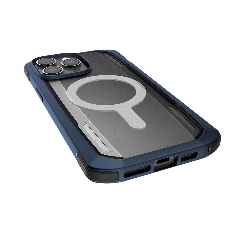 iPhone 14 Pro Max Kılıf M-safe Şarj Özellikli Raptic Secure Serisi Çift Kat TPU Kenarlı Şeffaf Arka Yüzeyli Kılıf