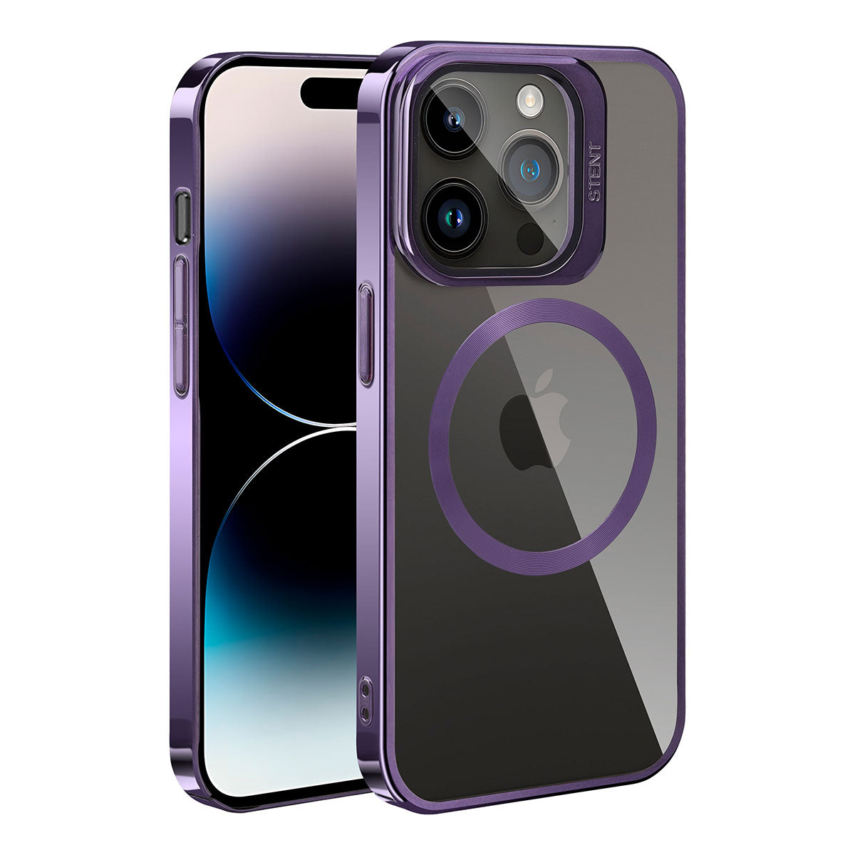 iPhone 14 Pro Max Kılıf M-safe Şarj Özellikli Standlı Zore Klon Kılıf