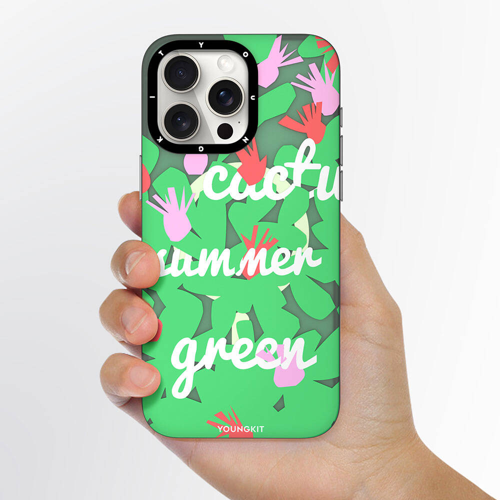 iPhone 14 Pro Max Kılıf M-safe Şarj Özellikli Yaz Meyvesi Desenli Youngkit Fruity Flavour Serisi Kılıf
