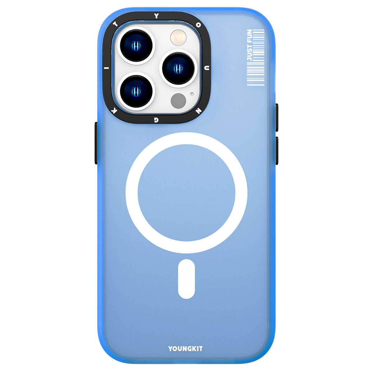 iPhone 14 Pro Max Kılıf M-safe Şarj Özellikli Youngkit Colored Sand Serisi Kılıf