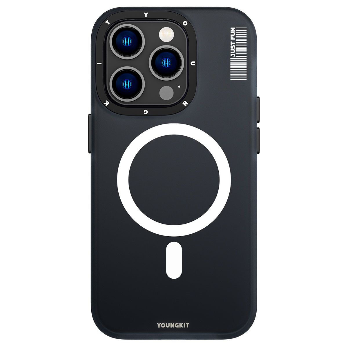 iPhone 14 Pro Max Kılıf M-safe Şarj Özellikli Youngkit Colored Sand Serisi Kılıf