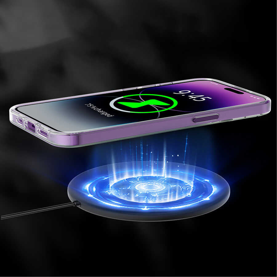 iPhone 14 Pro Max Kılıf M-safe Şarj Özellikli Youngkit Coloured Glaze Serisi Kılıf