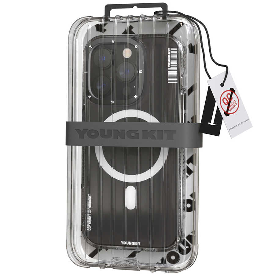 iPhone 14 Pro Max Kılıf M-safe Şarj Özellikli YoungKit Exquisite Serisi Kılıf