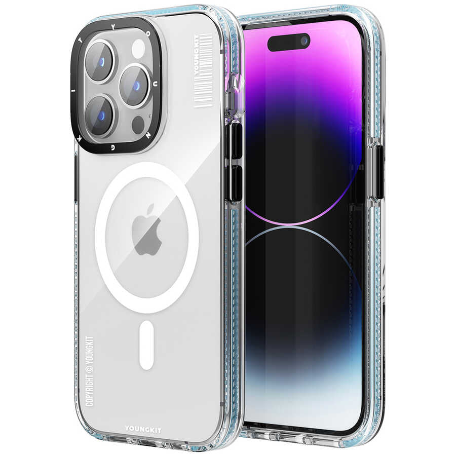 iPhone 14 Pro Max Kılıf M-safe Şarj Özellikli YoungKit Exquisite Serisi Kılıf