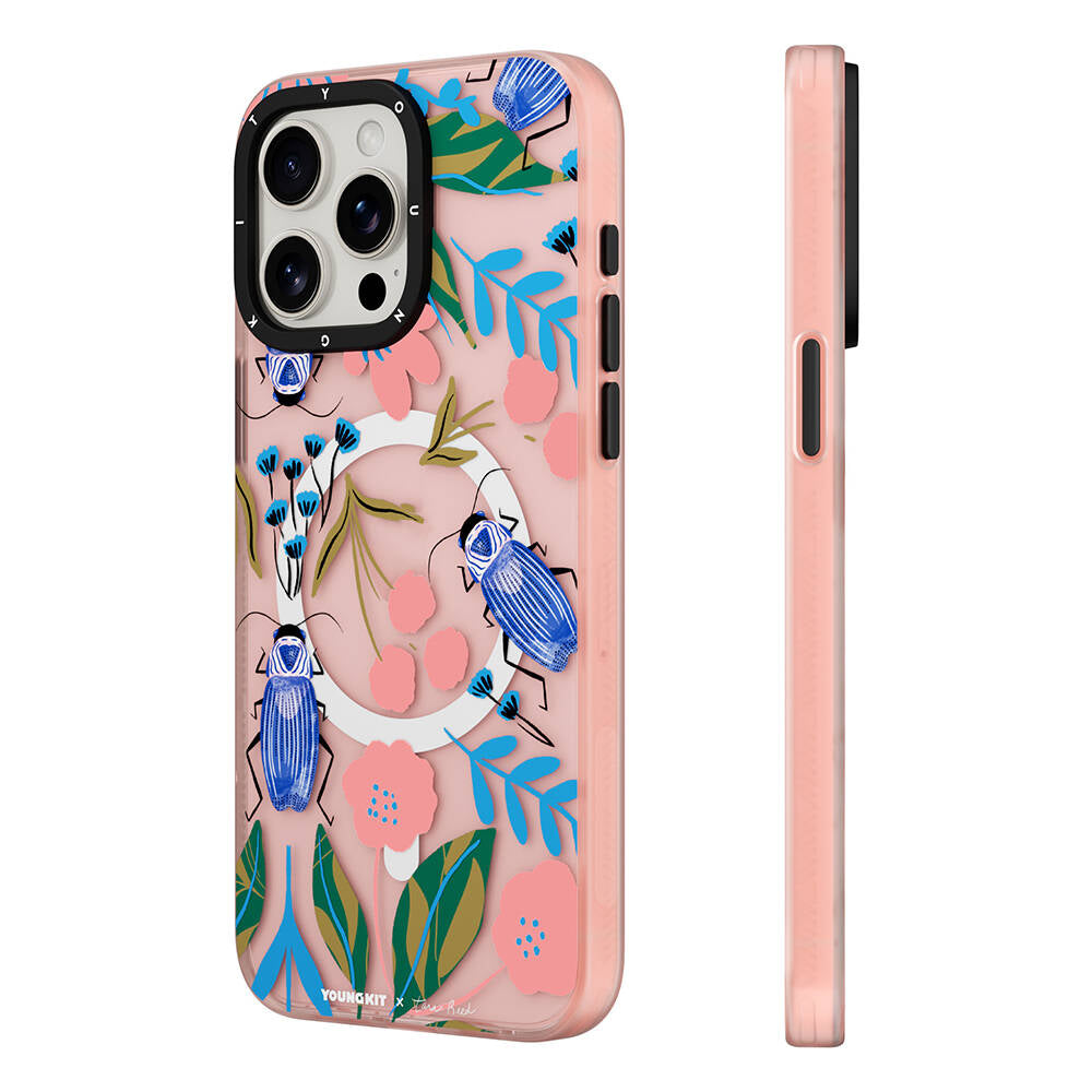 iPhone 14 Pro Max Kılıf M-safe Şarj Özellikli YoungKit Huagu Serisi Kılıf