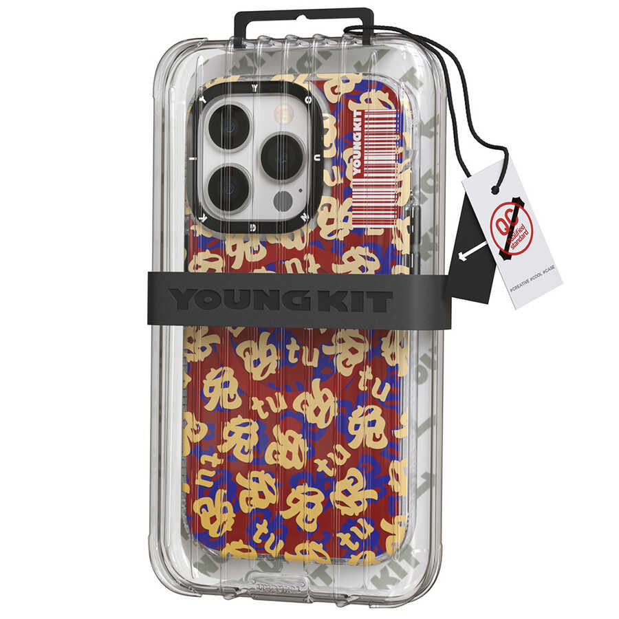 iPhone 14 Pro Max Kılıf M-safe Şarj Özellikli Youngkit Play Rabbit Serisi Kılıf