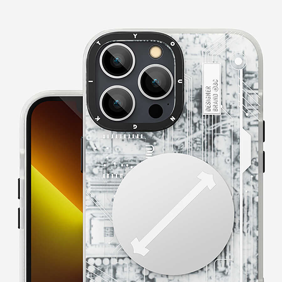 iPhone 14 Pro Max Kılıf M-safe Şarj Özellikli YoungKit Technology Serisi Kılıf