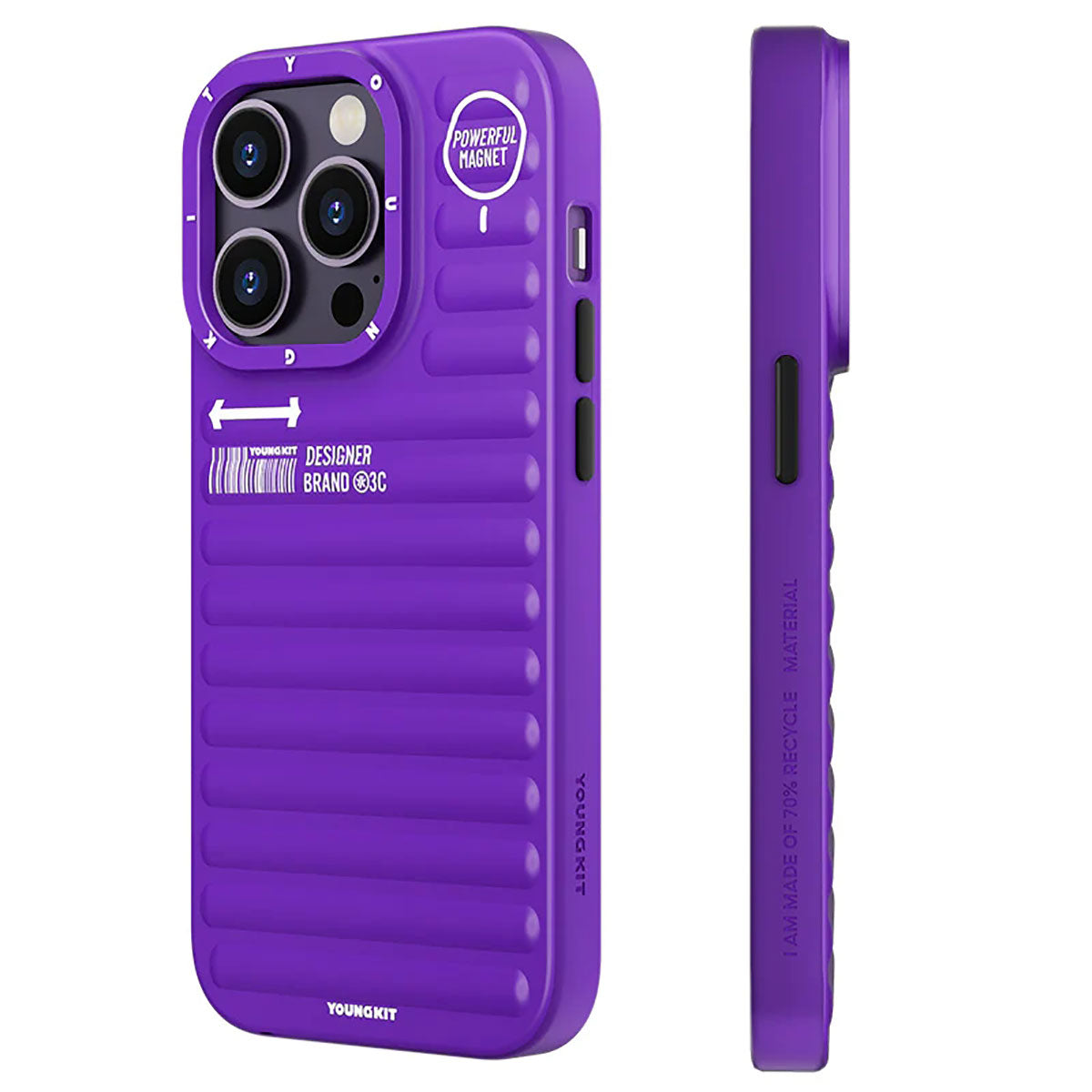 iPhone 14 Pro Max Kılıf Mat Renkli Tasarım YoungKit Original Serisi Kılıf