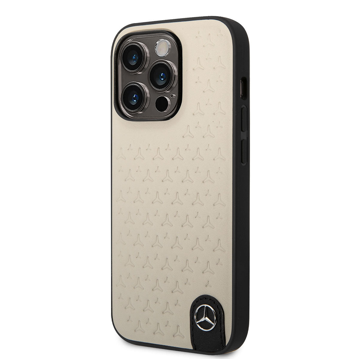 iPhone 14 Pro Max Kılıf Mercedes Benz Hakiki Deri Yıldız Dizayn Kılıf
