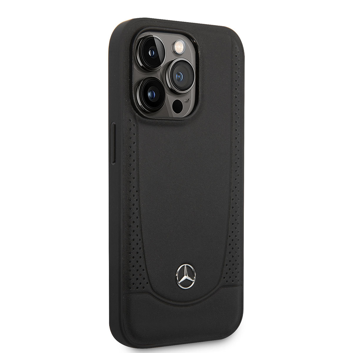 iPhone 14 Pro Max Kılıf Mercedes Benz M-safe Şarj Özellikli Urban Deri Kılıf