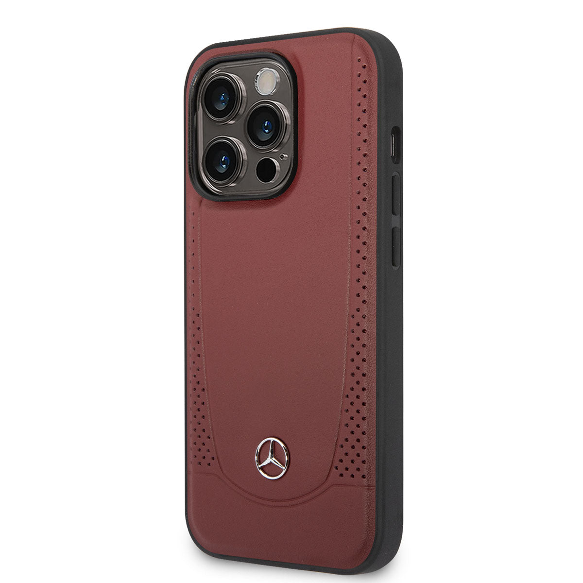 iPhone 14 Pro Max Kılıf Mercedes Benz M-safe Şarj Özellikli Urban Deri Kılıf