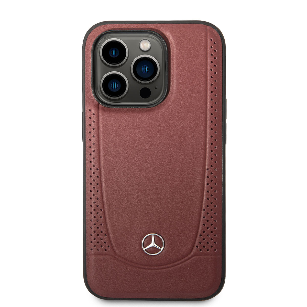 iPhone 14 Pro Max Kılıf Mercedes Benz M-safe Şarj Özellikli Urban Deri Kılıf