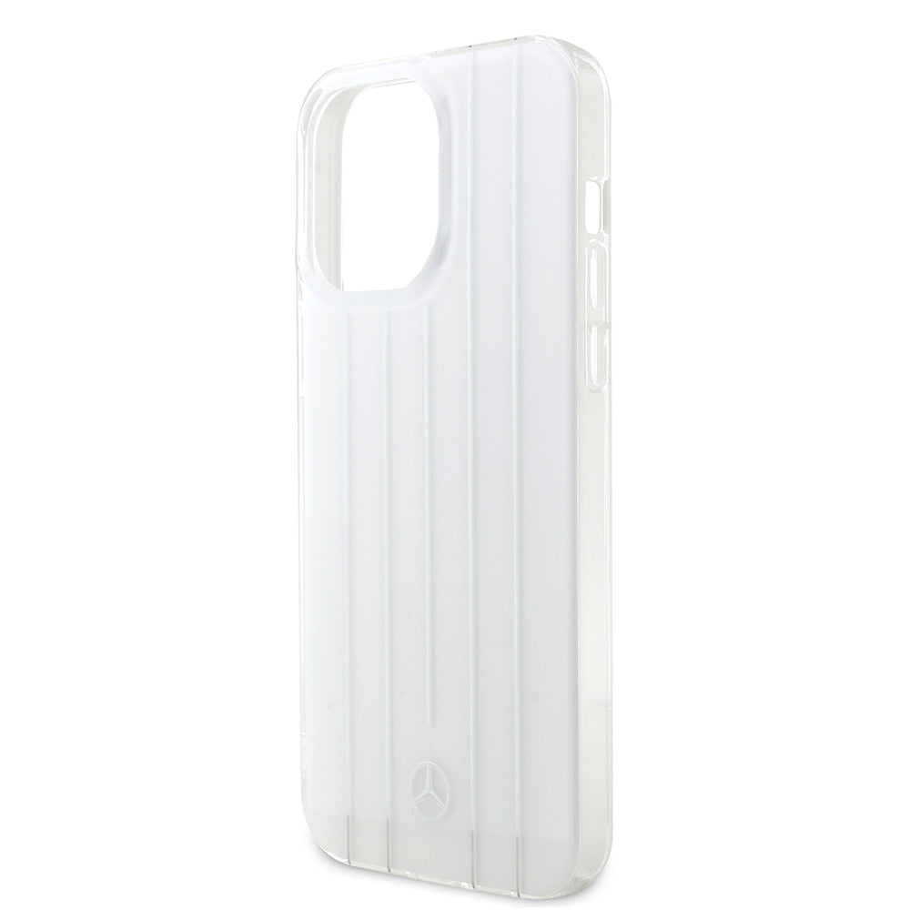 iPhone 14 Pro Max Kılıf Mercedes Benz orijinal Lisanslı New Urban 3 Sert PC Paralel Çizgi Desenli Kılıf