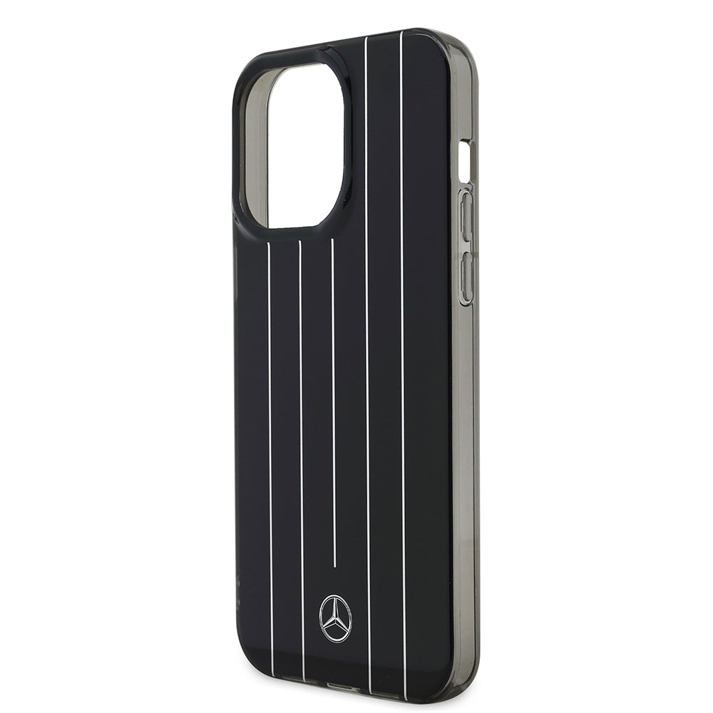 iPhone 14 Pro Max Kılıf Mercedes Benz orijinal Lisanslı New Urban 3 Sert PC Paralel Çizgi Desenli Kılıf