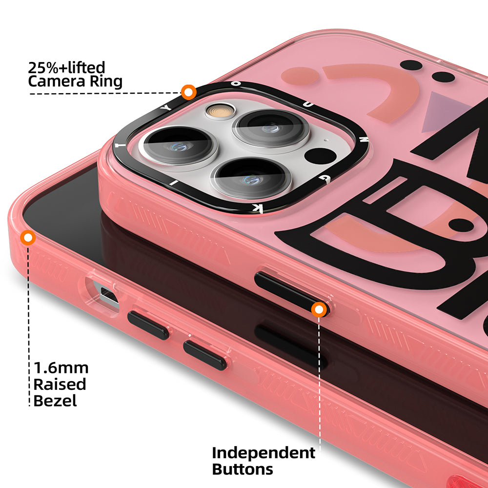 iPhone 14 Pro Max Kılıf Mutlu Mod Figürlü YoungKit Happy Mood Serisi Kılıf