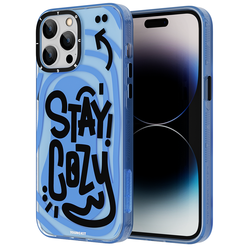 iPhone 14 Pro Max Kılıf Mutlu Mod Figürlü YoungKit Happy Mood Serisi Kılıf