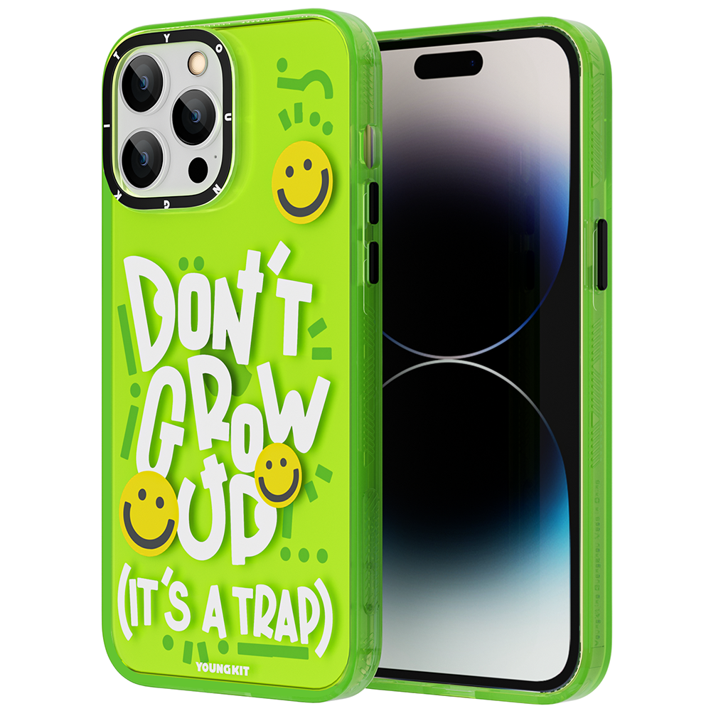iPhone 14 Pro Max Kılıf Mutlu Mod Figürlü YoungKit Happy Mood Serisi Kılıf
