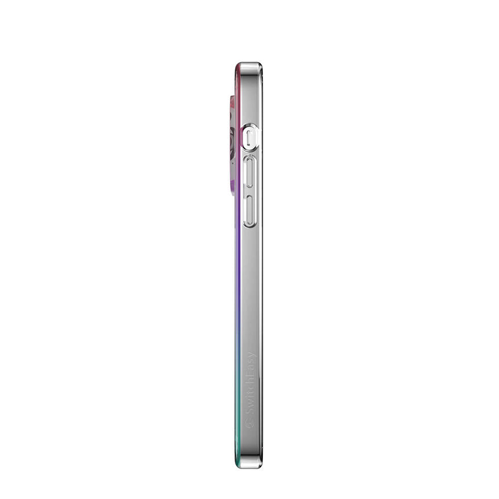 iPhone 14 Pro Max Kılıf Renk Geçişli Kenarları Şeffaf Tasarımlı Lisanslı Switcheasy Crush Plus Kılıf