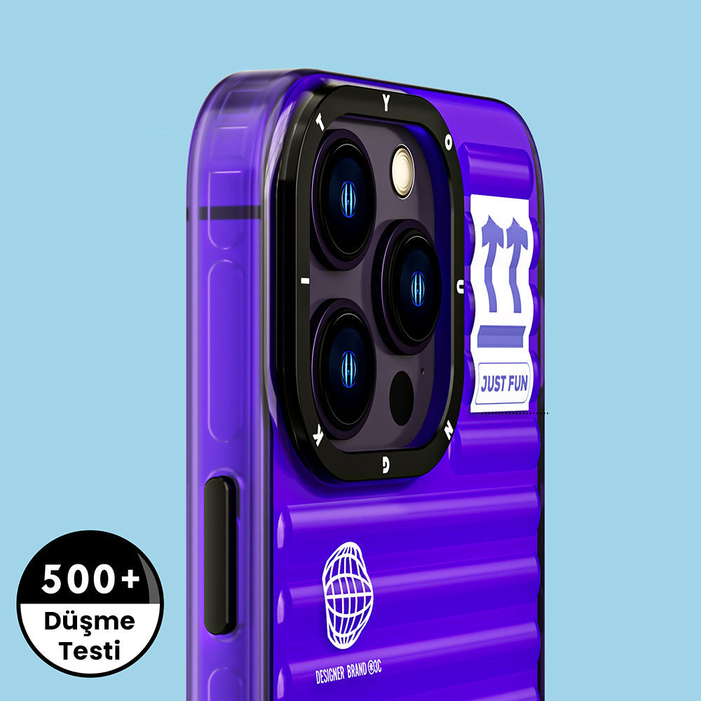 iPhone 14 Pro Max Kılıf Şeffaf Renkli Tasarım YoungKit Fluorite Serisi Kılıf