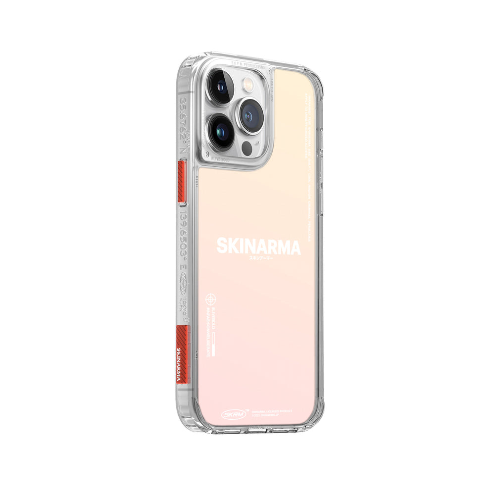 iPhone 14 Pro Max Kılıf SkinArma Şeffaf Airbag Tasarımlı Boyun Askılı Kiru Kılıf