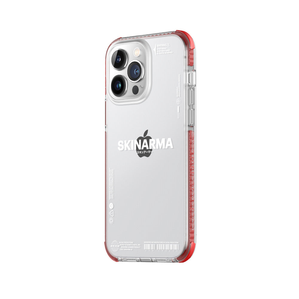 iPhone 14 Pro Max Kılıf SkinArma Şeffaf Airbag Tasarımlı Iro Kılıf