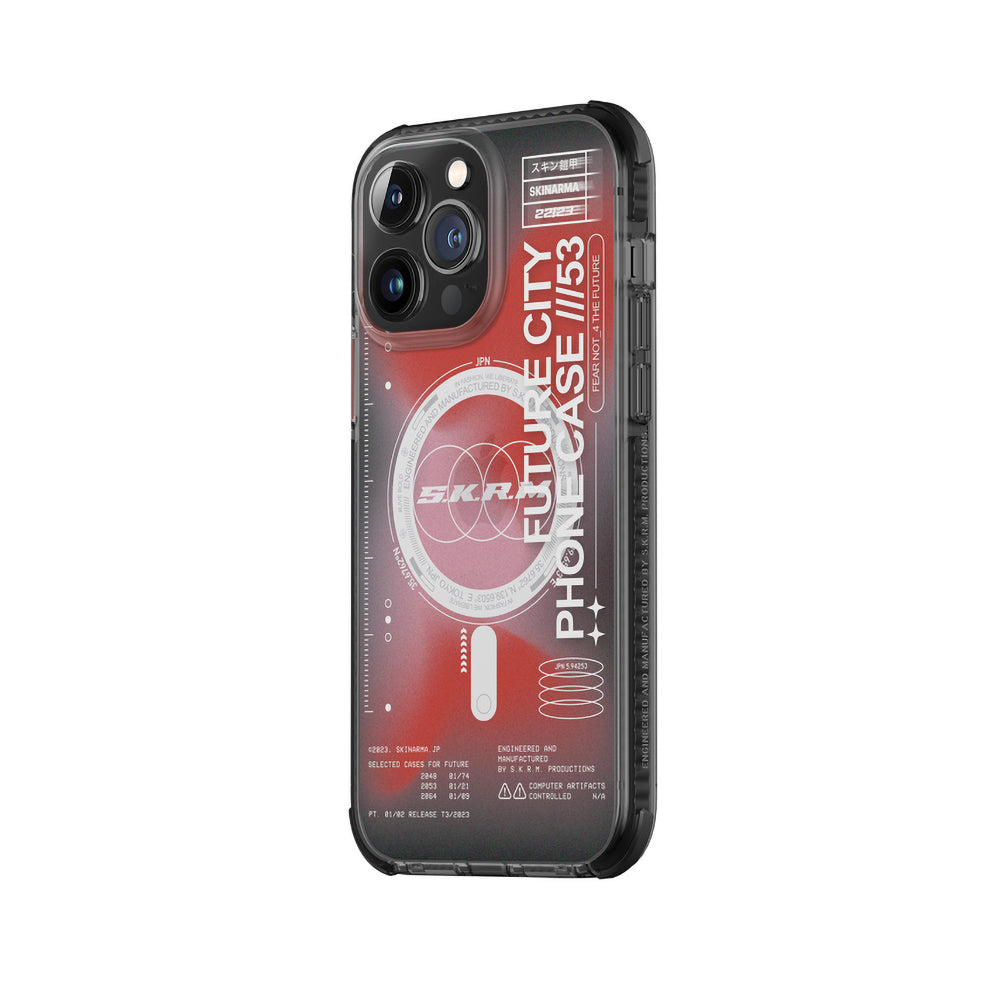 iPhone 14 Pro Max Kılıf SkinArma Şeffaf Airbag Tasarımlı M-safe Şarj Özellikli Shorai Kılıf