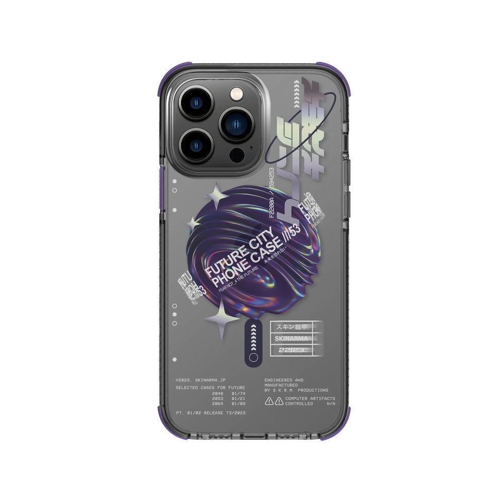 iPhone 14 Pro Max Kılıf SkinArma Şeffaf Airbag Tasarımlı M-safe Şarj Özellikli Shorai Kılıf