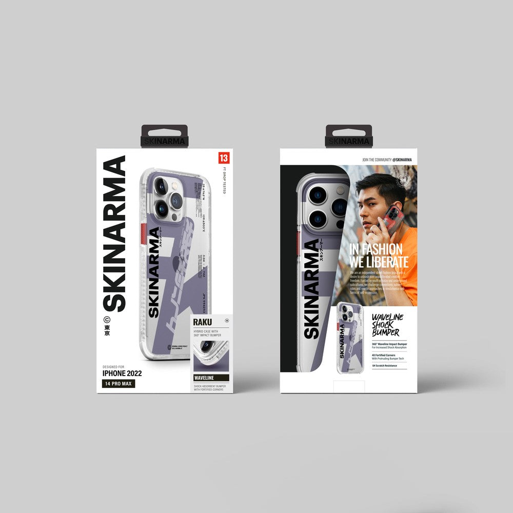 iPhone 14 Pro Max Kılıf SkinArma Şeffaf Airbag Tasarımlı Raku Kılıf