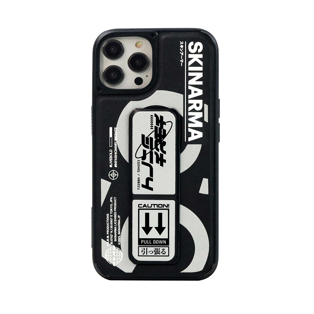 iPhone 14 Pro Max Kılıf SkinArma Standlı Deri Görünümlü Bango Kılıf