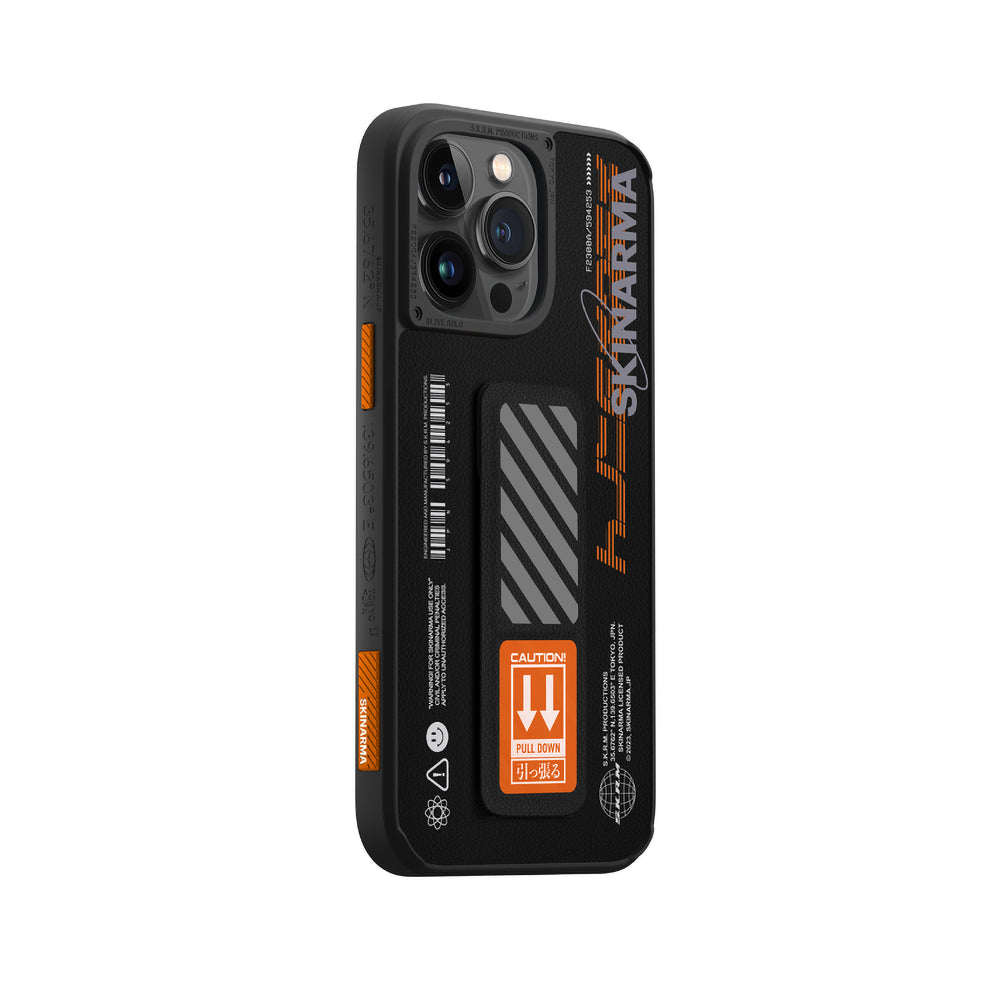 iPhone 14 Pro Max Kılıf SkinArma Standlı Deri Görünümlü Shingoki Kılıf
