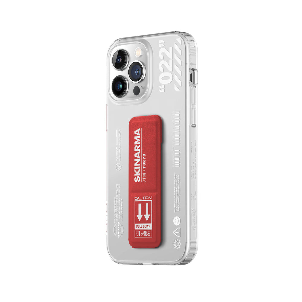 iPhone 14 Pro Max Kılıf SkinArma Standlı Şeffaf Tasarımlı Taihi Sora Kılıf