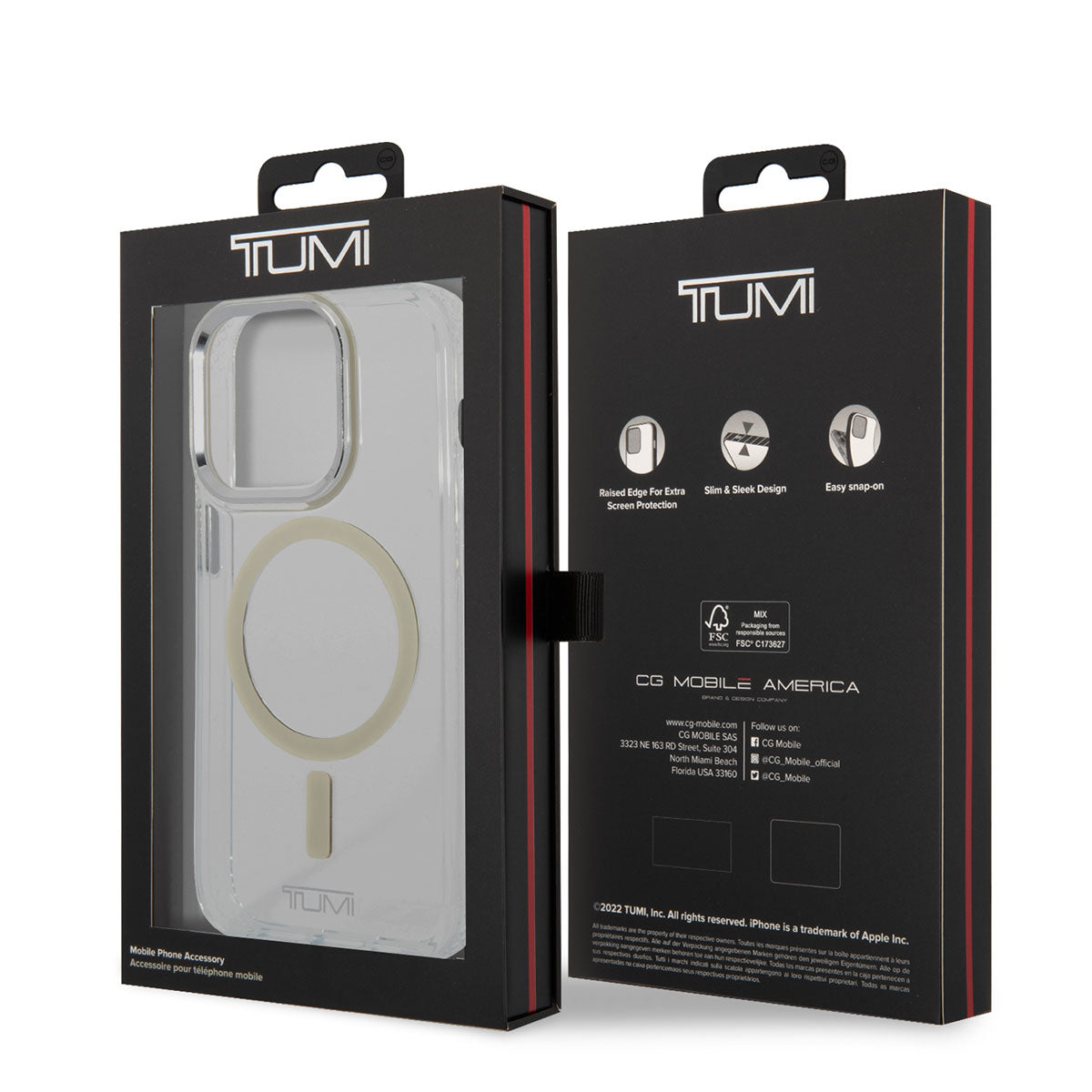 iPhone 14 Pro Max Kılıf TUMI M-safe Şarj Özellikli Airbag Tasarımlı Kılıf