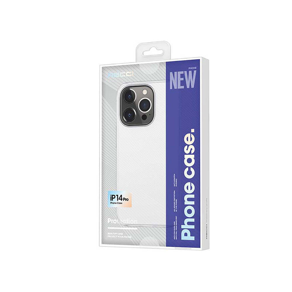 iPhone 14 Pro Max Kılıf Ultra İnce Mat PC Arka Yüzey Recci Elite Serisi Kılıf