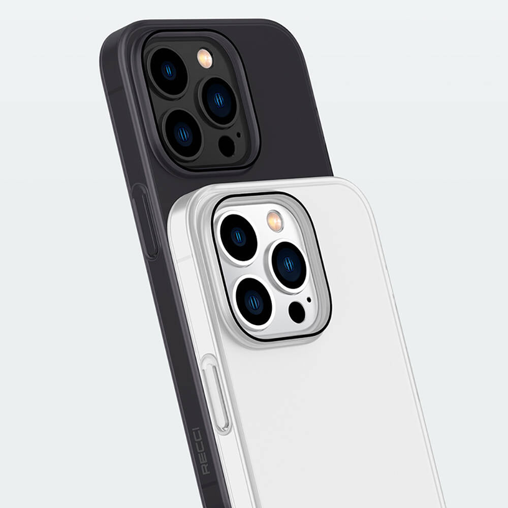 iPhone 14 Pro Max Kılıf Ultra İnce Mat PC Arka Yüzey Recci Elite Serisi Kılıf