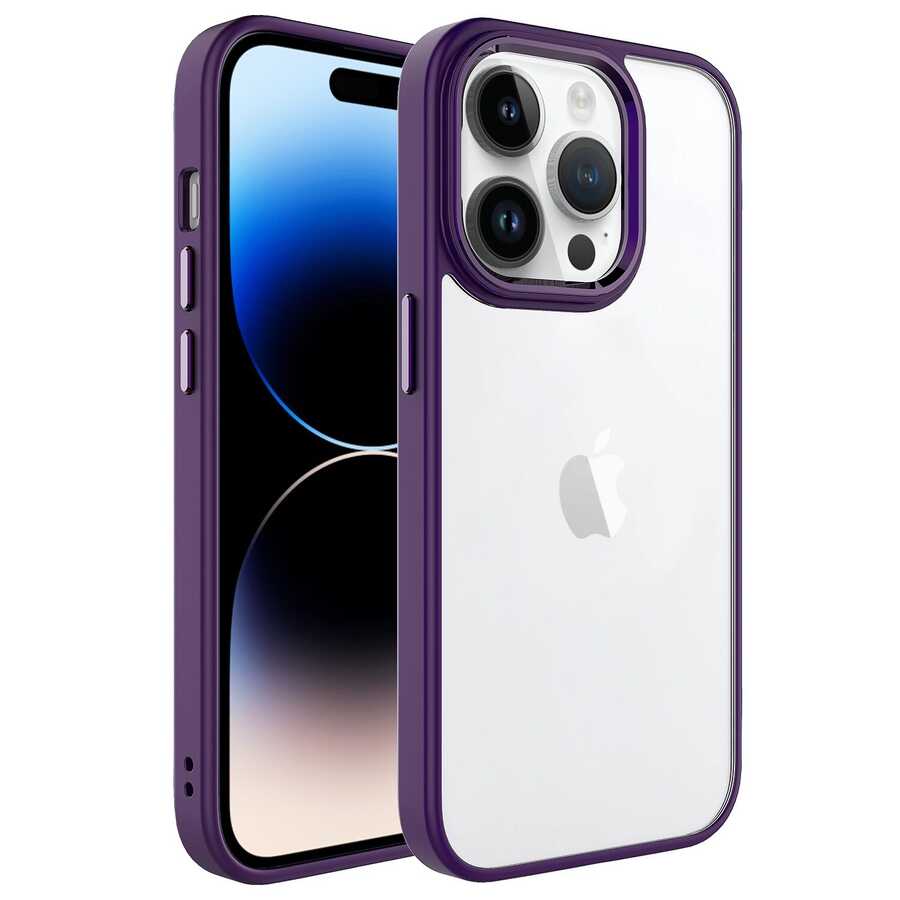 iPhone 14 Pro Max Kılıf Zore Krom Kılıf