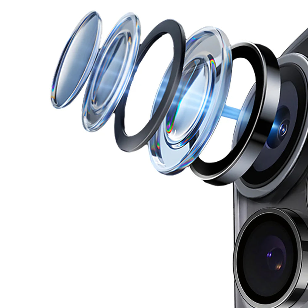 iPhone 14 Pro Max Mohseven Safir Anti Reflective Kamera Lens Koruyucu