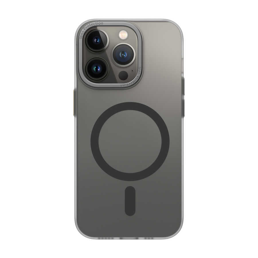 iPhone 14 Pro Max Wiwu Frosted Magnetic Buzlu Sert PC Kılıf
