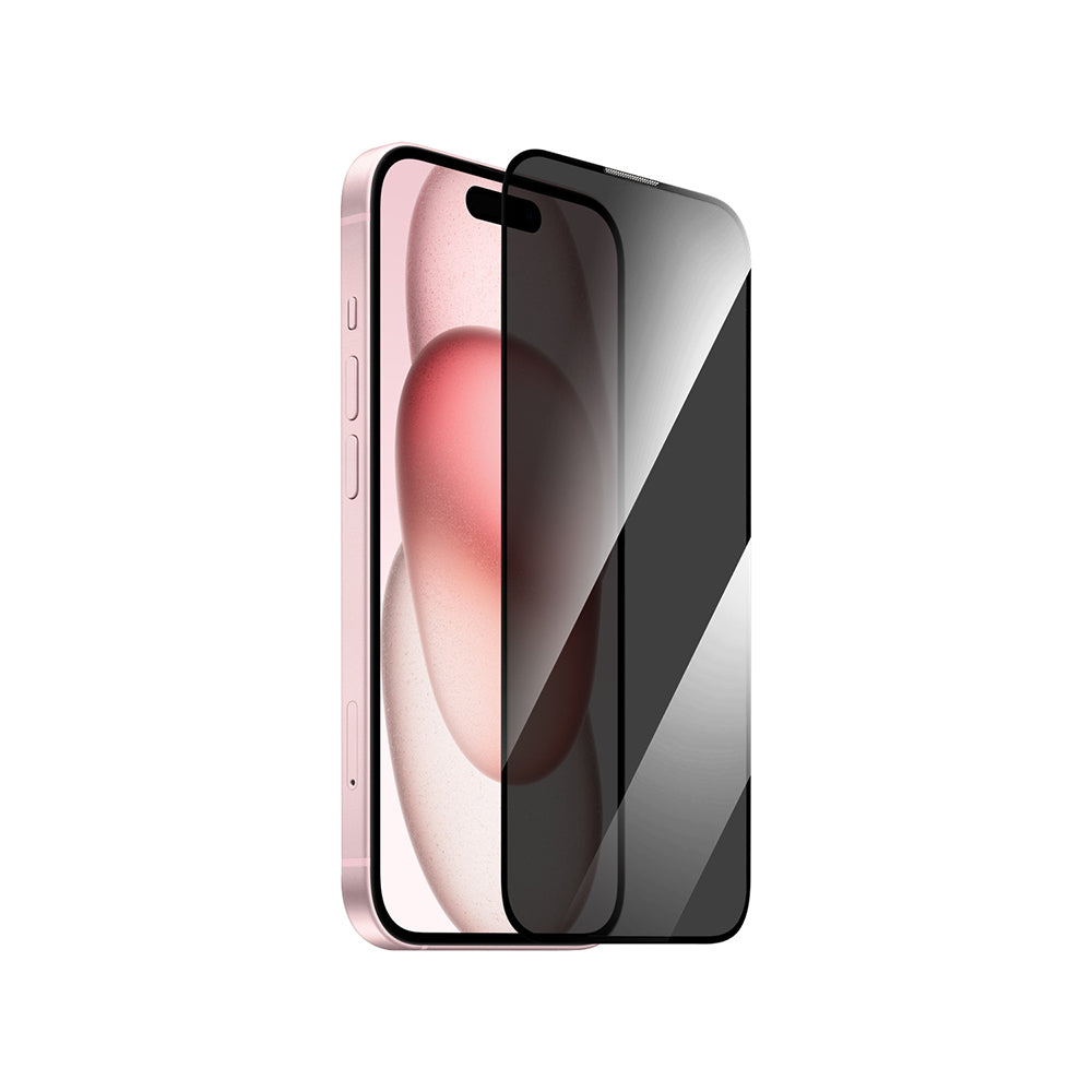 iPhone 14 Pro Max Wiwu GT-011 Anti-Bakteriyel Özellikli Polimer Oleofobik Kaplama Temperli Privacy Cam Ekran Koruyucu