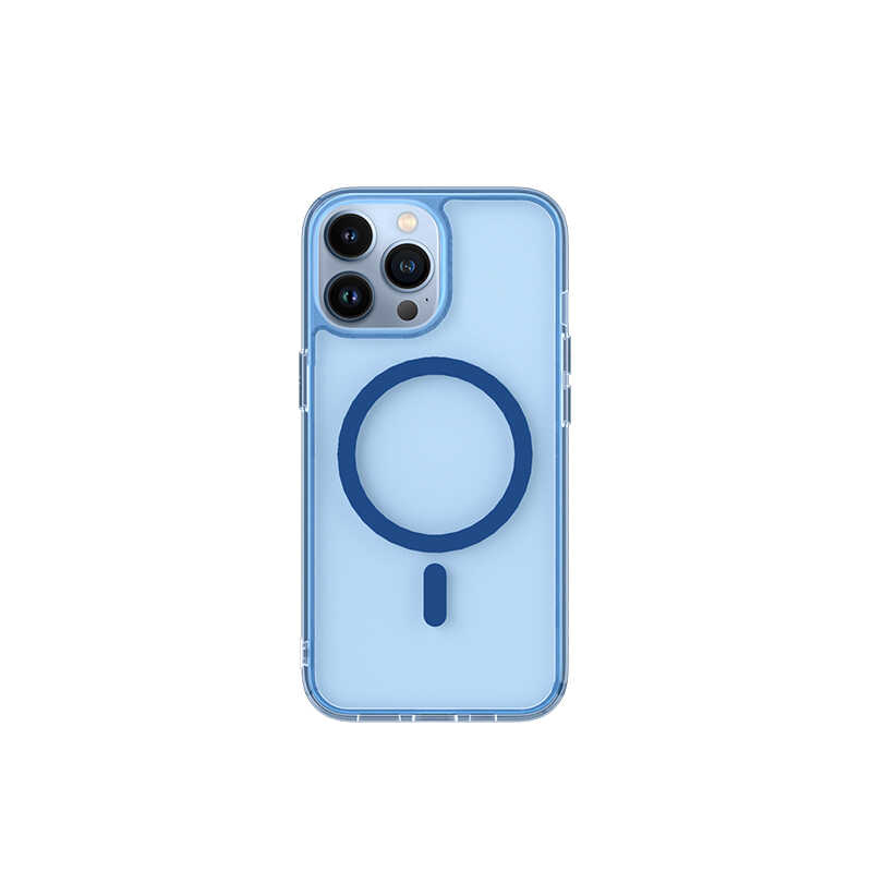 iPhone 14 Pro Max Wiwu M-safe Şarj Özellikli Lens Korumalı Şeffaf Silikon Kılıf