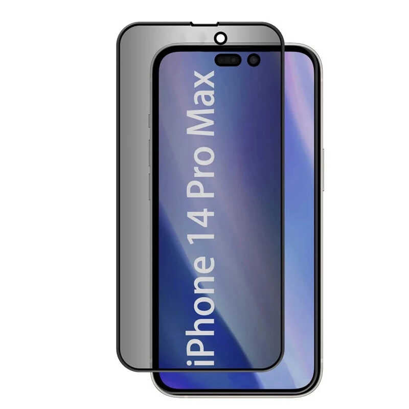 iPhone 14 Pro Max Zore Kor Privacy Cam Ekran Koruyucu