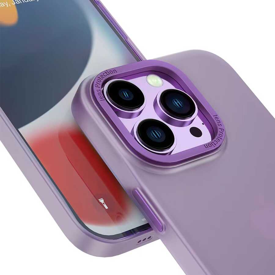 iPhone 14 Wiwu Frosted Magnetic Buzlu Sert PC Kılıf