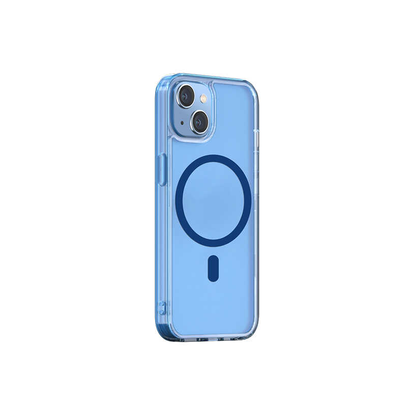 iPhone 14 Wiwu M-safe Şarj Özellikli Lens Korumalı Şeffaf Silikon Kılıf