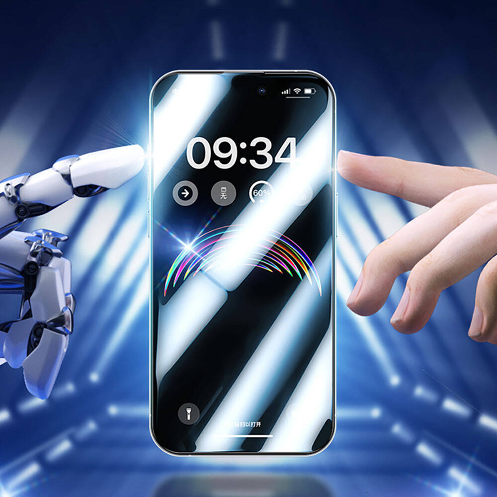 iPhone 15 Benks Anti-Dust Toz Önleyici Özellikli Gaming Ekran Koruyucu