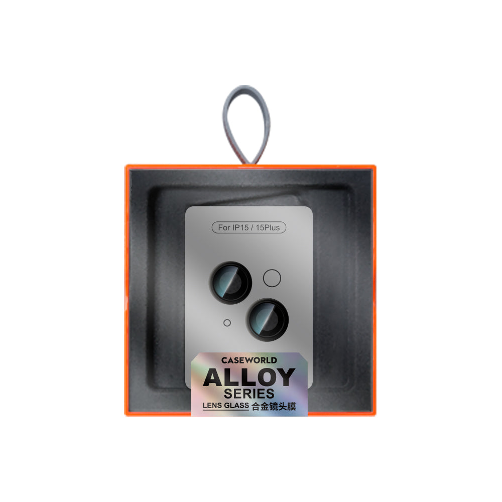 iPhone 15 CaseWorld Alloy Serisi Oleofobik Anti Reflective Kamera Lens Koruyucu