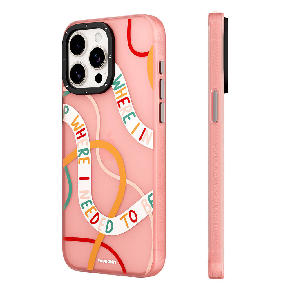 iPhone 15 Kılıf Bethany Green Tasarımlı Youngkit Sweet Language Kılıf