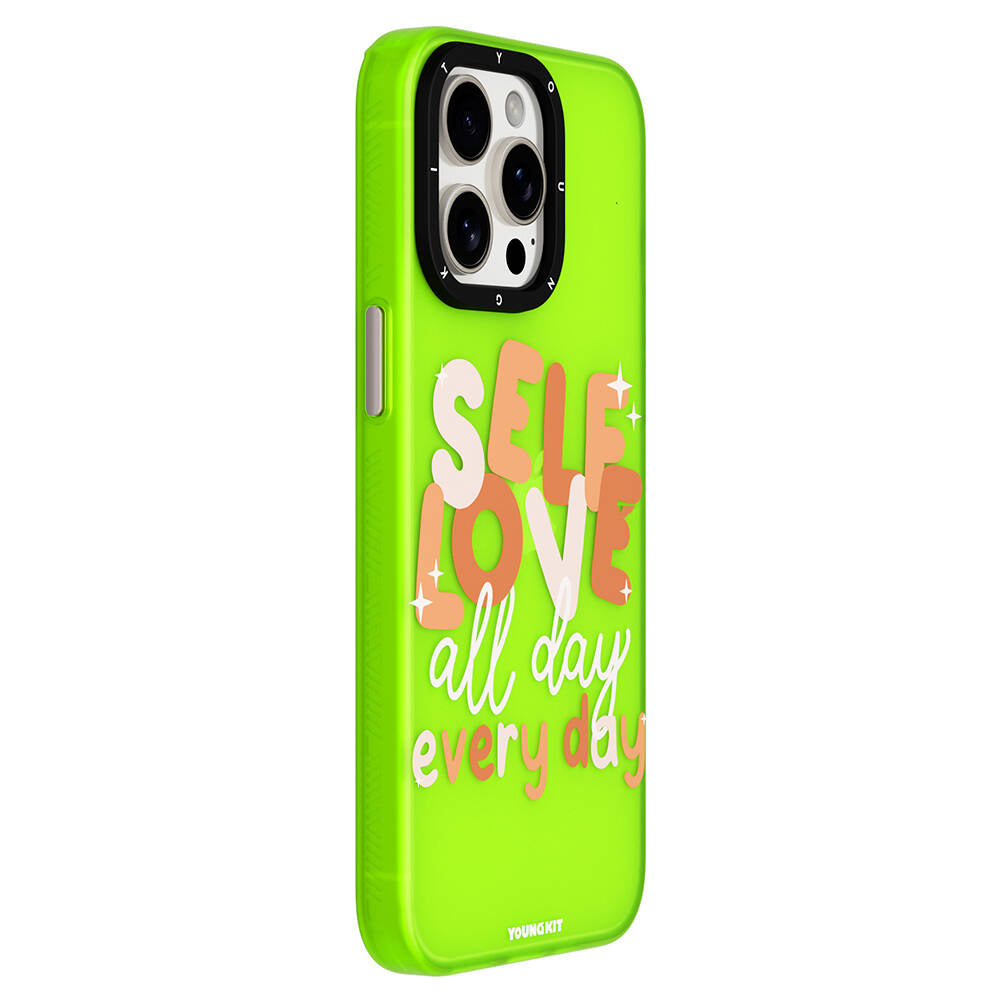 iPhone 15 Kılıf Bethany Green Tasarımlı Youngkit Sweet Language Kılıf