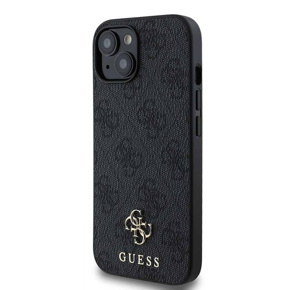 iPhone 15 Kılıf Guess Orijinal Lisanslı M-safe Şarj Özellikli Small 4G Classic Kılıf