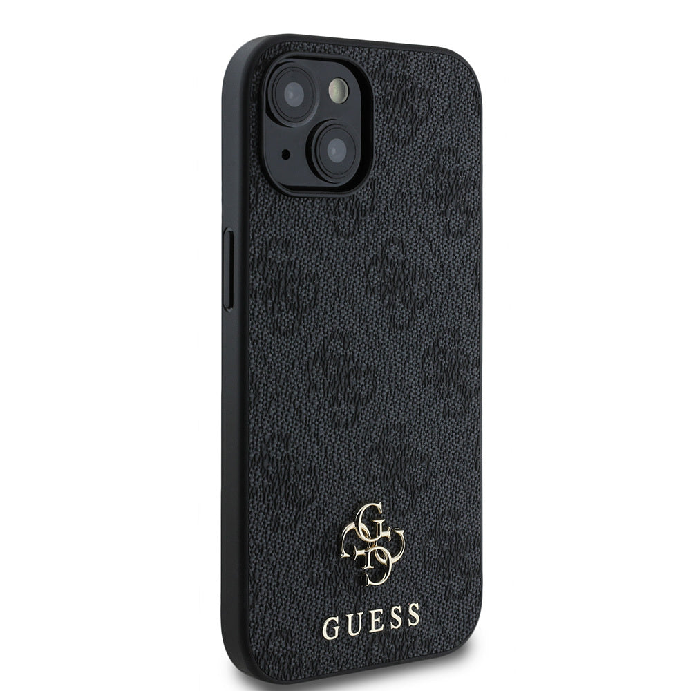 iPhone 15 Kılıf Guess Orijinal Lisanslı M-safe Şarj Özellikli Small 4G Classic Kılıf
